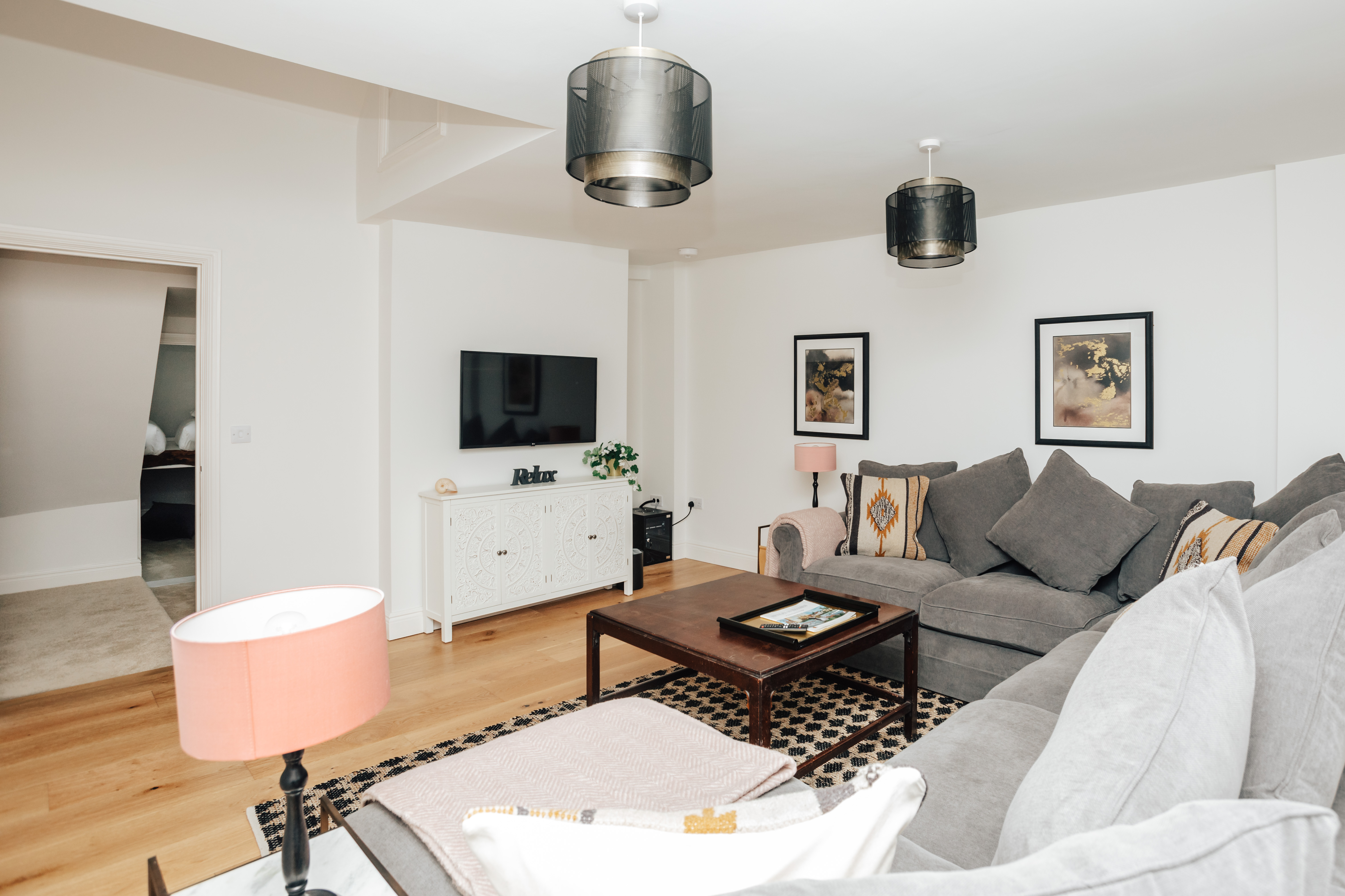 Light-filled bedroom